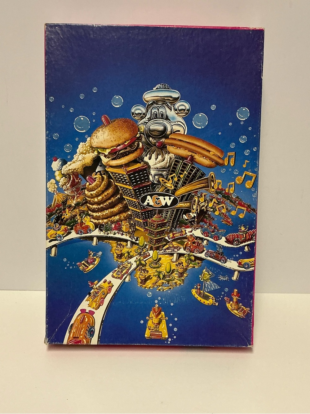 Vintage A&W Root Beer City Puzzle 1984 Complete
